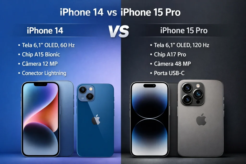 iPhone 14 vs iPhone 15 Pro