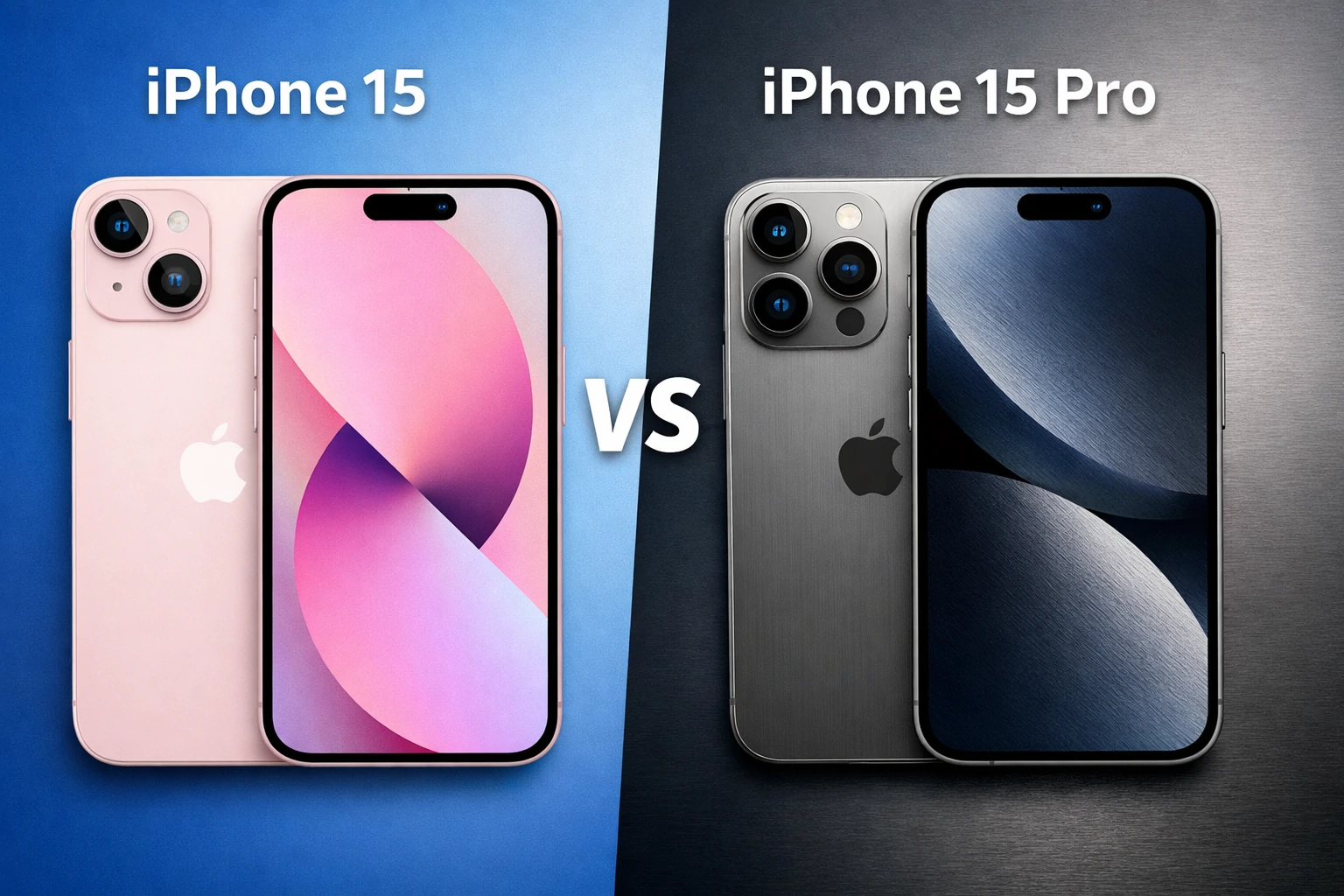 iPhone 15 vs iPhone 15 Pro
