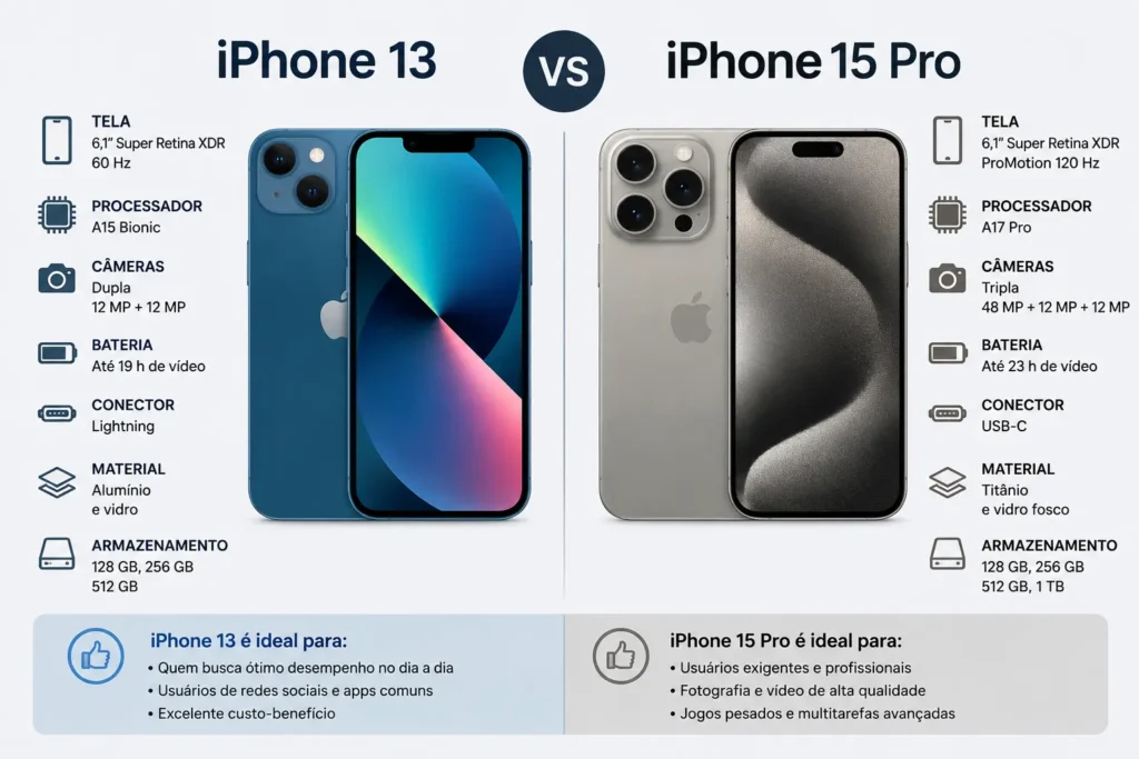 iPhone 13 vs iPhone 15 Pro