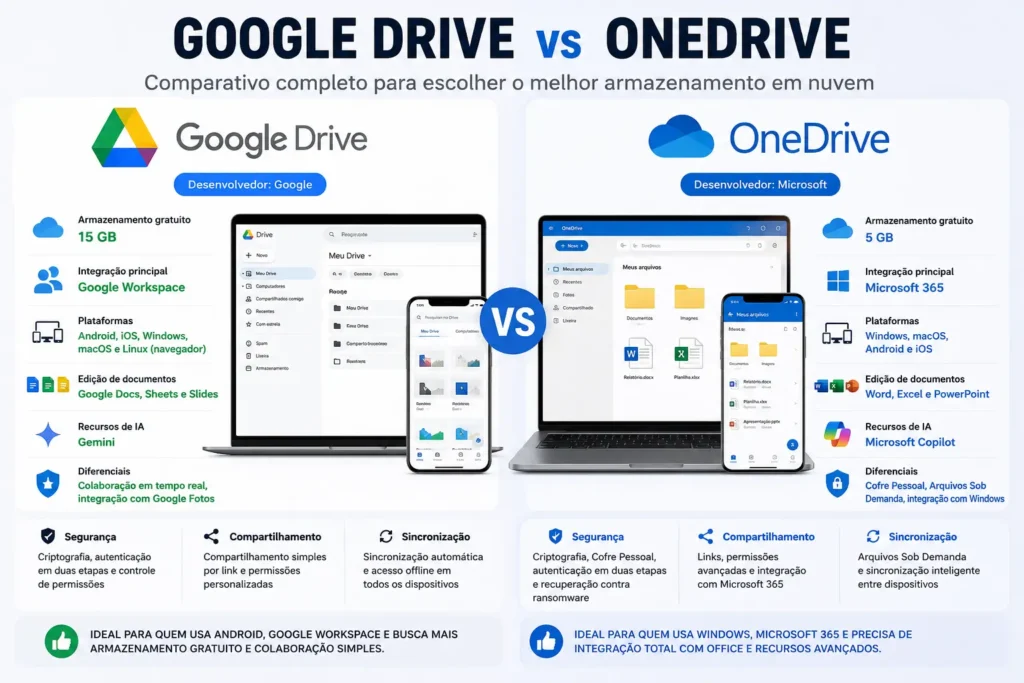 Google Drive vs OneDrive